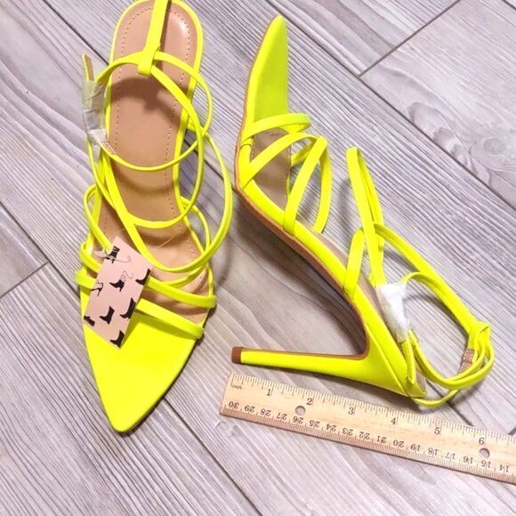 (41-1906)  🔥3/$20🔥  Mysoft Women's Sexy Pointed Toe Strappy  Sz 7 - Picture 6 of 11